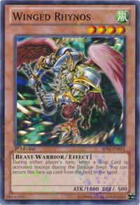 Winged Rhynos (Mosaic Rare) BP02-EN051 card from Battle Pack 2: War of the Giants