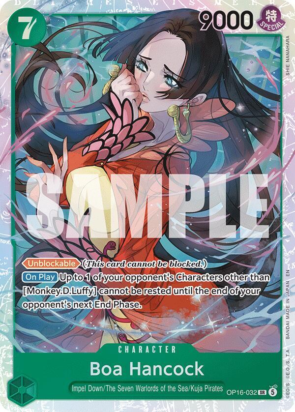 Boa Hancock OP16-032 card from The Time of Battle
