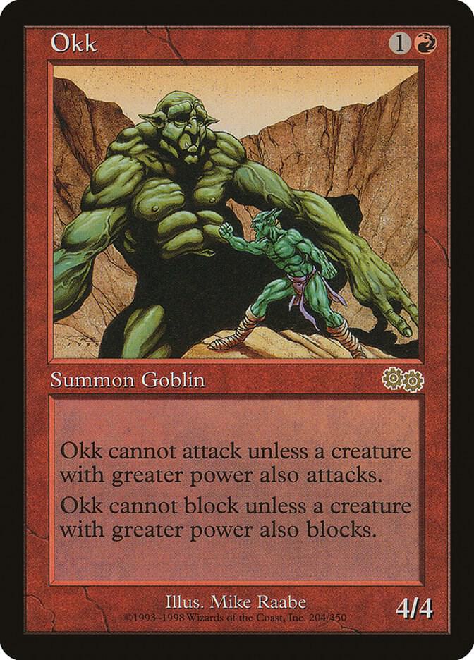 Okk 204 card from Urza's Saga