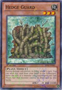 Hedge Guard (Mosaic Rare) BP02-EN081 card from Battle Pack 2: War of the Giants