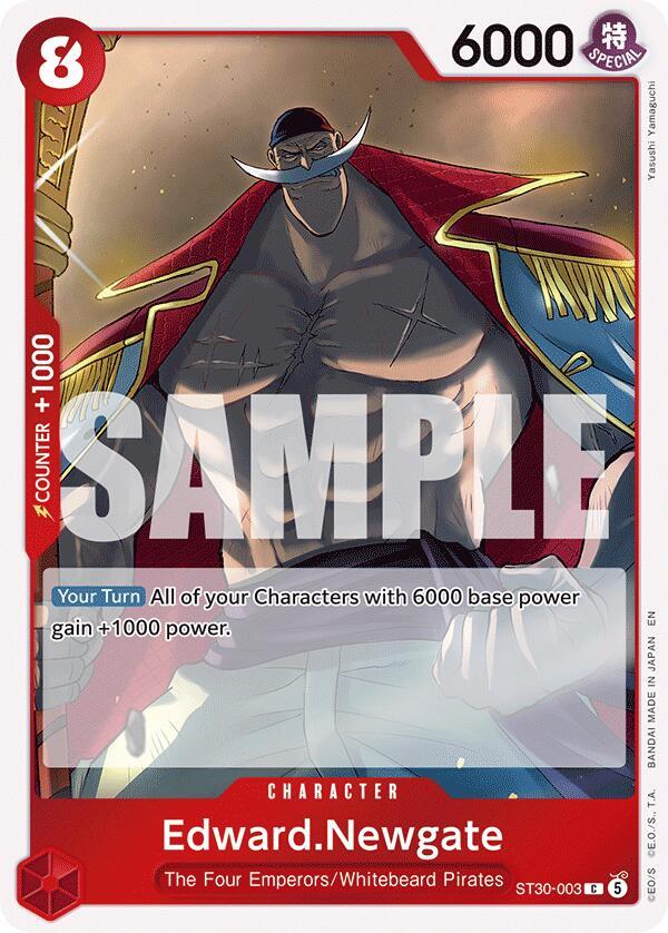 Edward.Newgate ST30-003 card from Starter Deck EX: Luffy & Ace