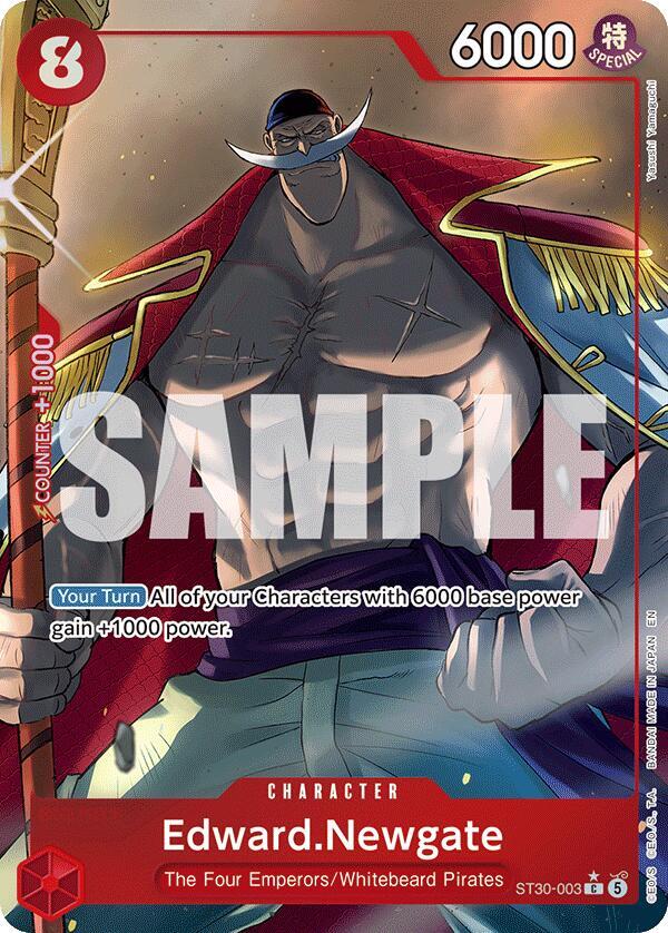 Edward.Newgate (Full Art) ST30-003 card from Starter Deck EX: Luffy & Ace