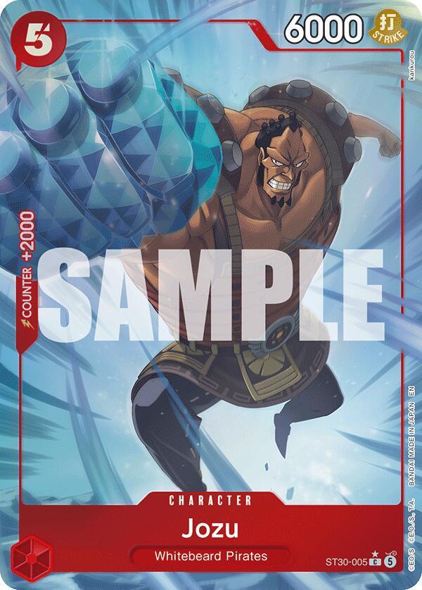 Jozu (Full Art) ST30-005 card from Starter Deck EX: Luffy & Ace
