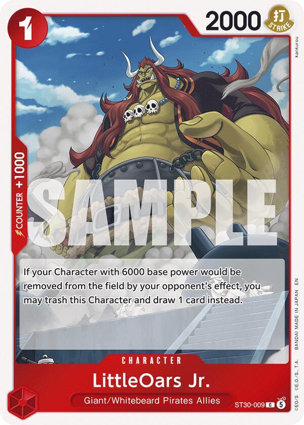 LittleOars Jr. ST30-009 card from Starter Deck EX: Luffy & Ace