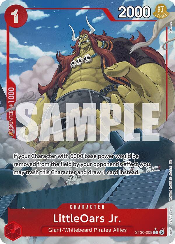 LittleOars Jr. (Full Art) ST30-009 card from Starter Deck EX: Luffy & Ace