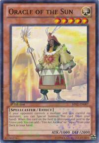 Oracle of the Sun (Mosaic Rare) BP02-EN087 card from Battle Pack 2: War of the Giants