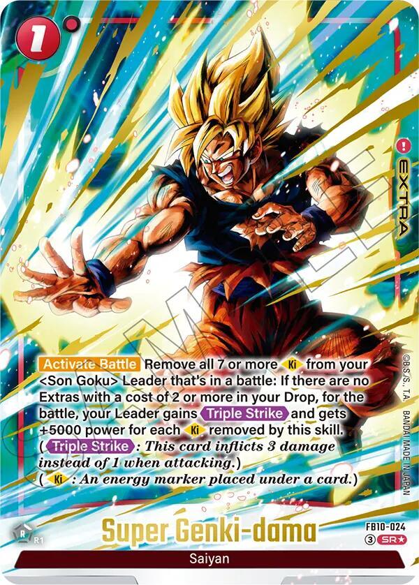 Super Genki-dama (Alternate Art) FB10-024 card from Cross Force