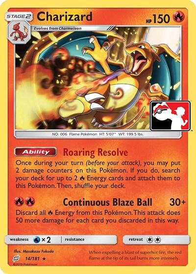 Charizard (Library Exclusive) 14/181 card from Miscellaneous Cards & Products