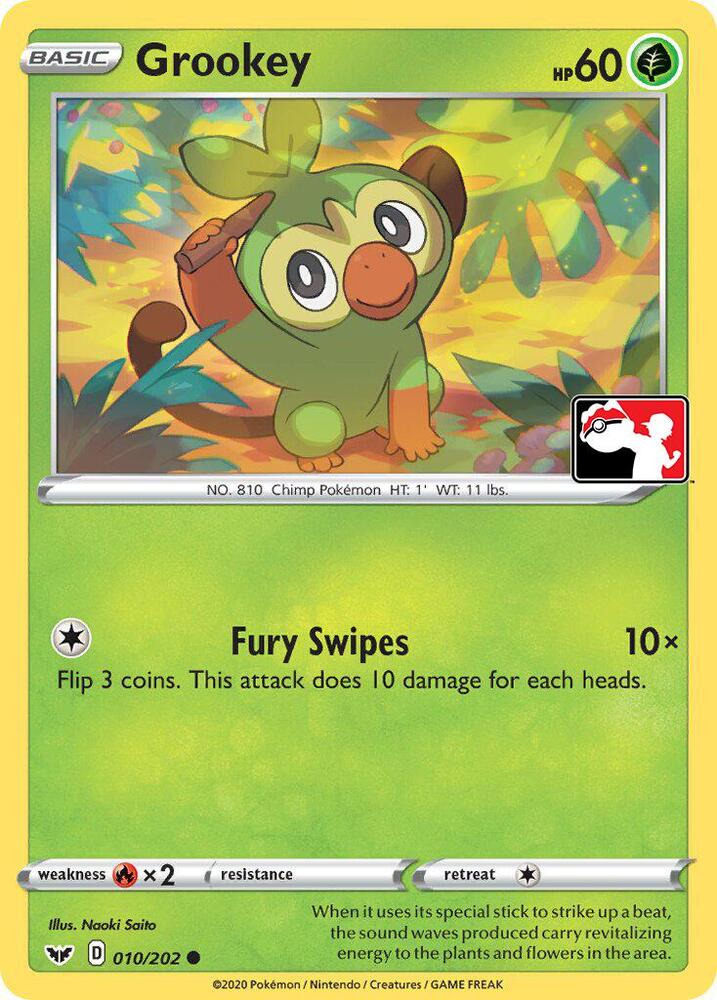 Grookey (Library Exclusive) 011/202 card from Miscellaneous Cards & Products