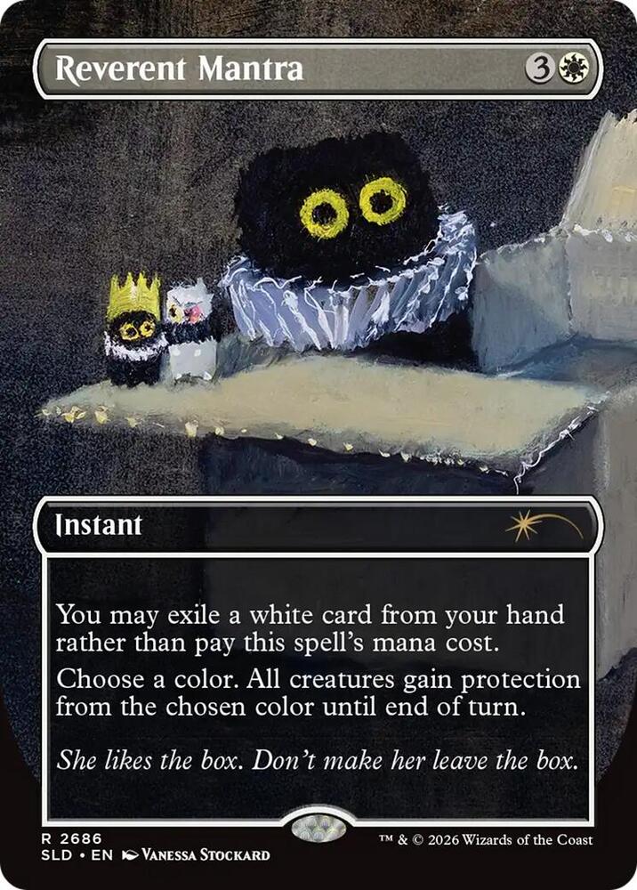 Reverent Mantra 2686 card from Secret Lair Drop Series