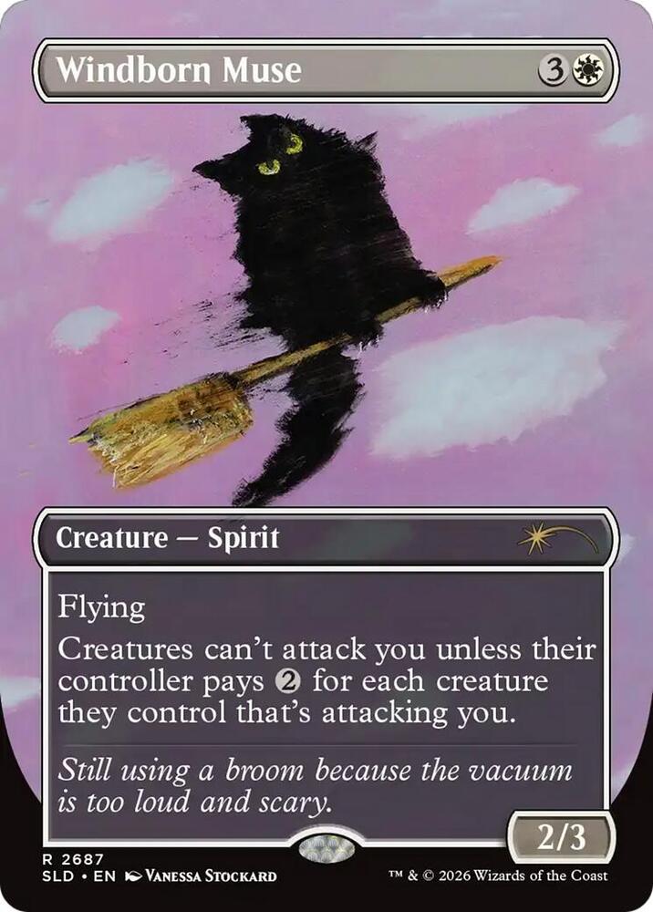 Windborn Muse 2687 card from Secret Lair Drop Series