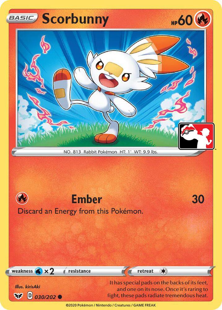 Scorbunny (Library Exclusive) 031/202 card from Miscellaneous Cards & Products