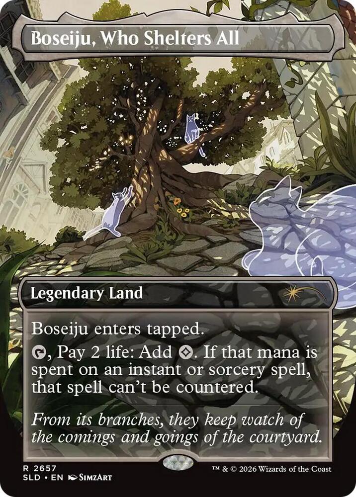 Boseiju, Who Shelters All 2657 card from Secret Lair Drop Series