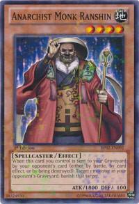 Anarchist Monk Ranshin (Mosaic Rare) BP02-EN092 card from Battle Pack 2: War of the Giants