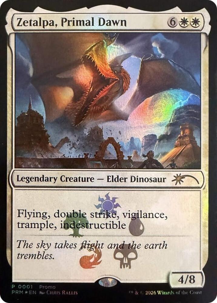 Zetalpa, Primal Dawn 1 card from Media Promos