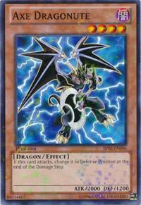 Axe Dragonute (Mosaic Rare) BP02-EN096 card from Battle Pack 2: War of the Giants