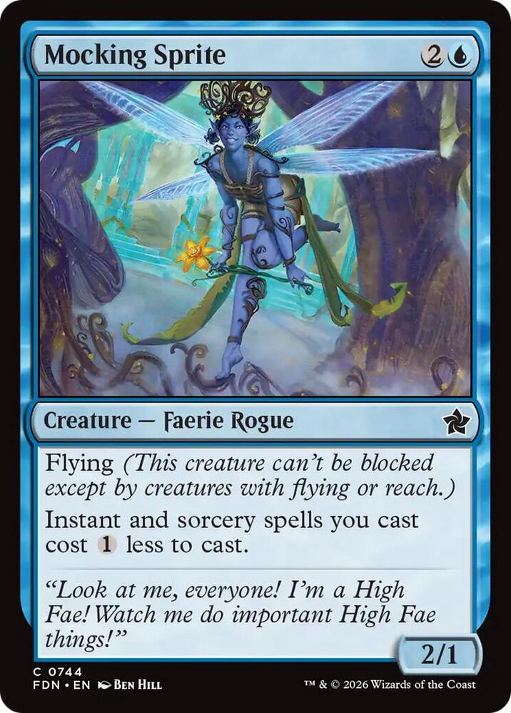Mocking Sprite 744 card from Foundations