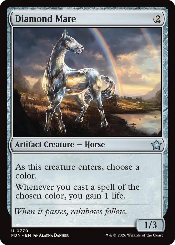 Diamond Mare 770 card from Foundations