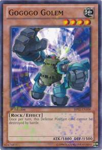 Gogogo Golem (Mosaic Rare) BP02-EN100 card from Battle Pack 2: War of the Giants