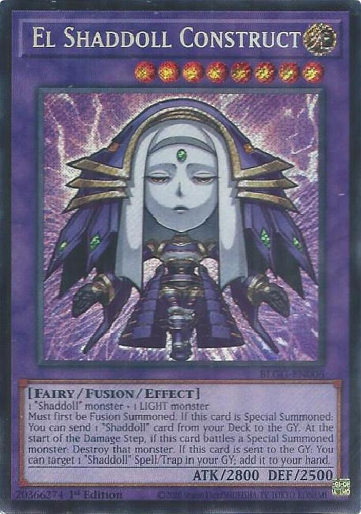 El Shaddoll Construct BLGG-EN006 card from Battles of Legend: Glorious Gallery