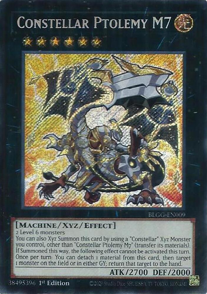 Constellar Ptolemy M7 BLGG-EN009 card from Battles of Legend: Glorious Gallery