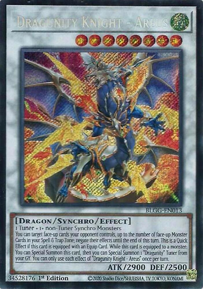 Dragunity Knight - Areus BLGG-EN013 card from Battles of Legend: Glorious Gallery