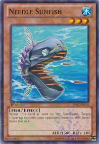 Needle Sunfish (Mosaic Rare) BP02-EN101 card from Battle Pack 2: War of the Giants