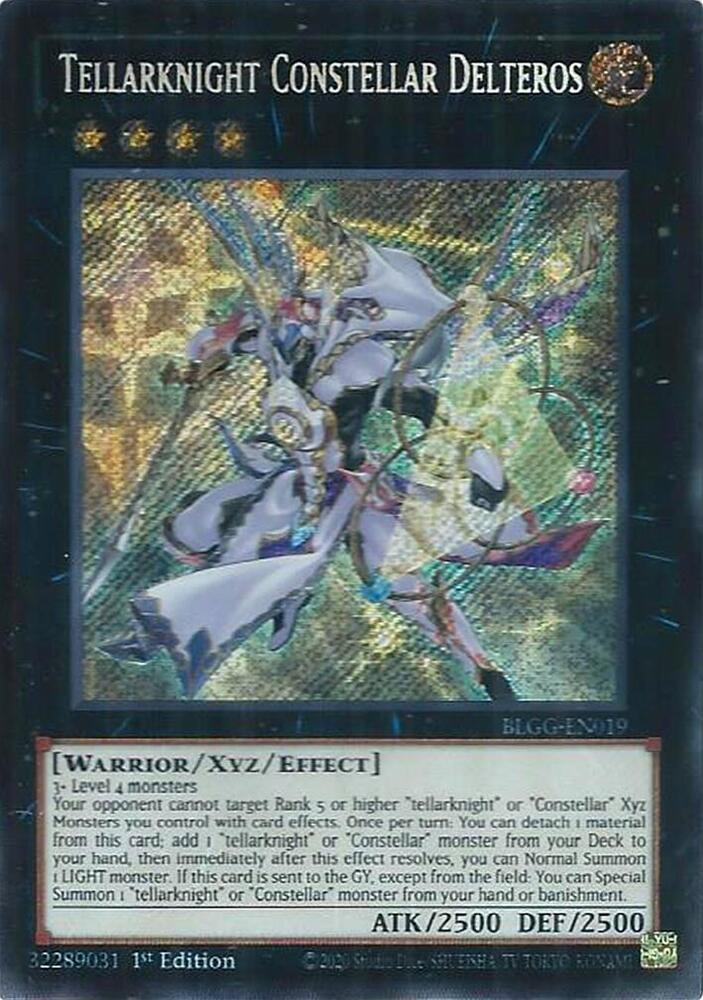 Tellarknight Constellar Delteros BLGG-EN019 card from Battles of Legend: Glorious Gallery