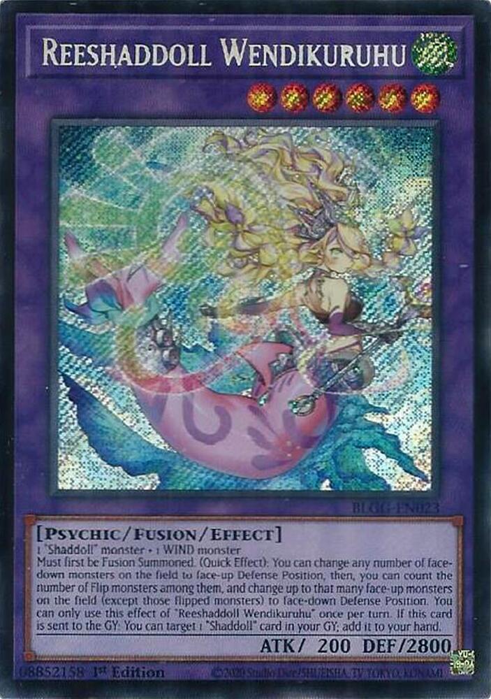 Reeshaddoll Wendikuruhu BLGG-EN023 card from Battles of Legend: Glorious Gallery