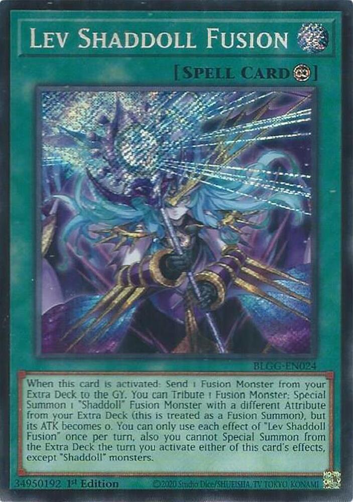 Lev Shaddoll Fusion BLGG-EN024 card from Battles of Legend: Glorious Gallery