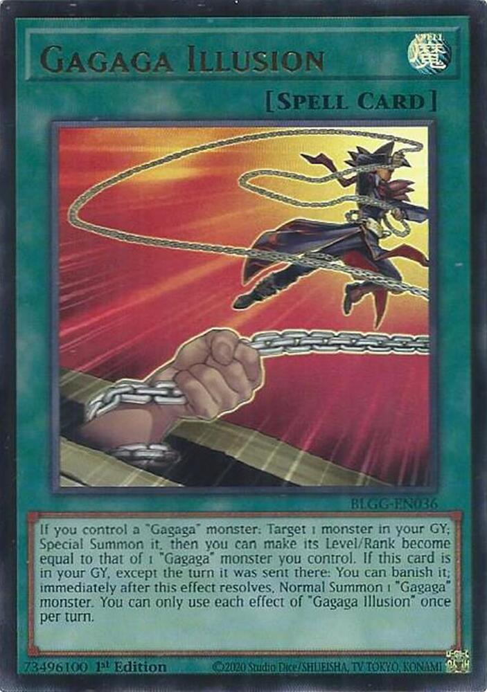 Gagaga Illusion BLGG-EN036 card from Battles of Legend: Glorious Gallery