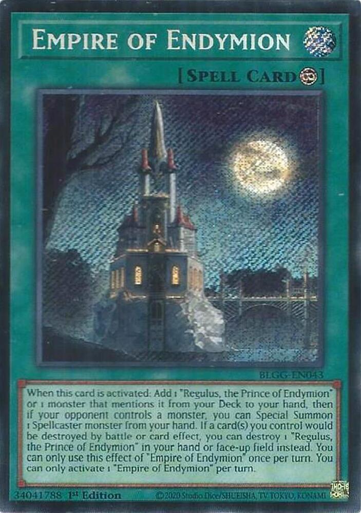 Empire of Endymion BLGG-EN043 card from Battles of Legend: Glorious Gallery