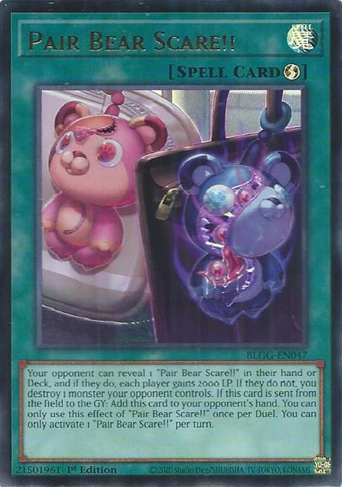 Pair Bear Scare!! BLGG-EN047 card from Battles of Legend: Glorious Gallery