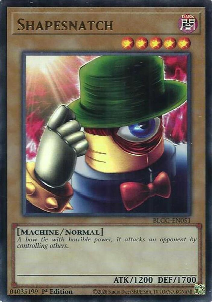 Shapesnatch BLGG-EN051 card from Battles of Legend: Glorious Gallery