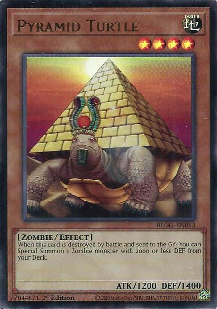 Pyramid Turtle BLGG-EN053 card from Battles of Legend: Glorious Gallery
