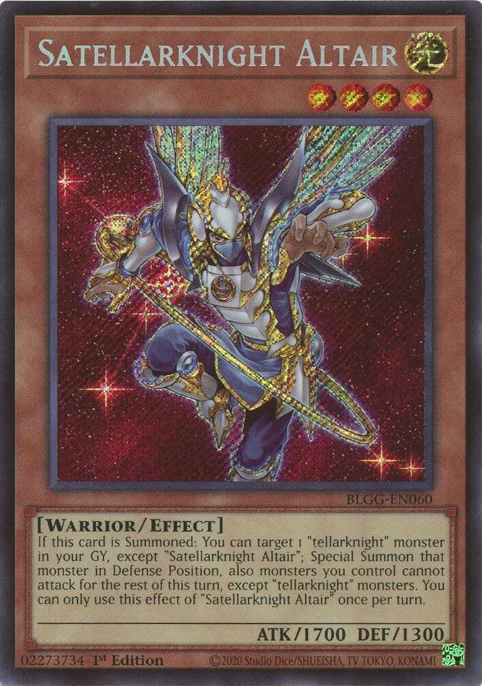 Satellarknight Altair BLGG-EN060 card from Battles of Legend: Glorious Gallery