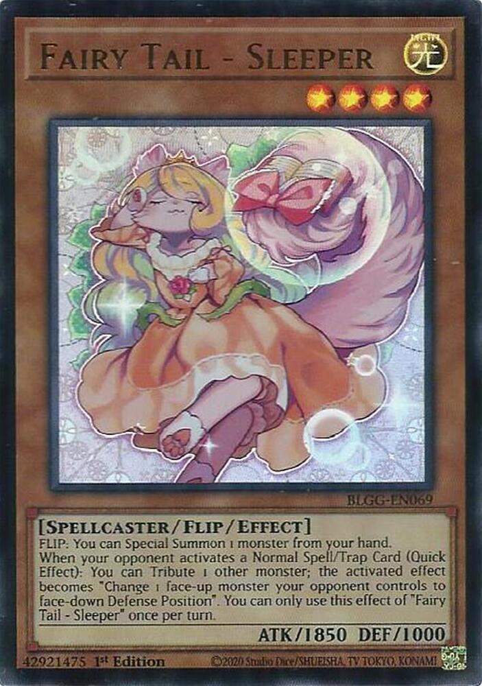 Fairy Tail - Sleeper BLGG-EN069 card from Battles of Legend: Glorious Gallery