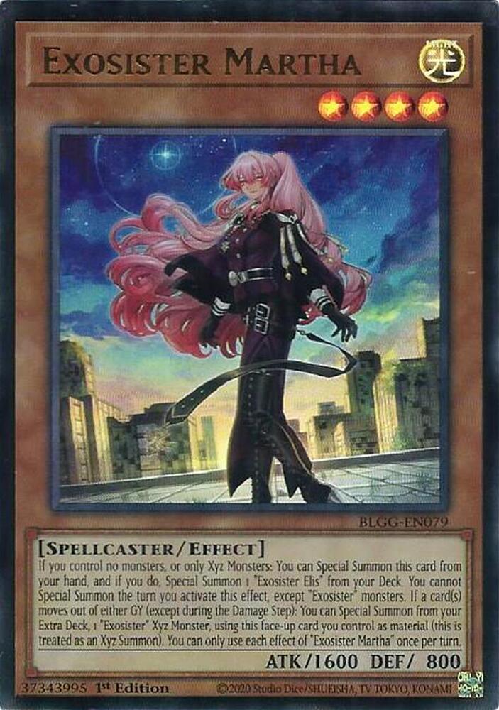 Exosister Martha BLGG-EN079 card from Battles of Legend: Glorious Gallery