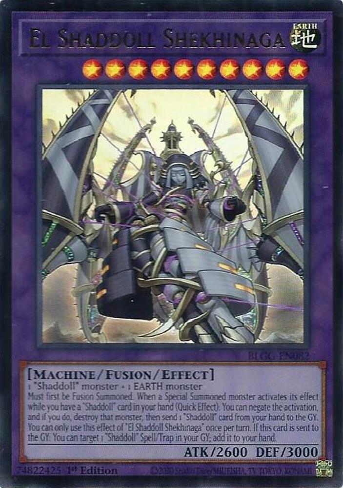 El Shaddoll Shekhinaga BLGG-EN082 card from Battles of Legend: Glorious Gallery
