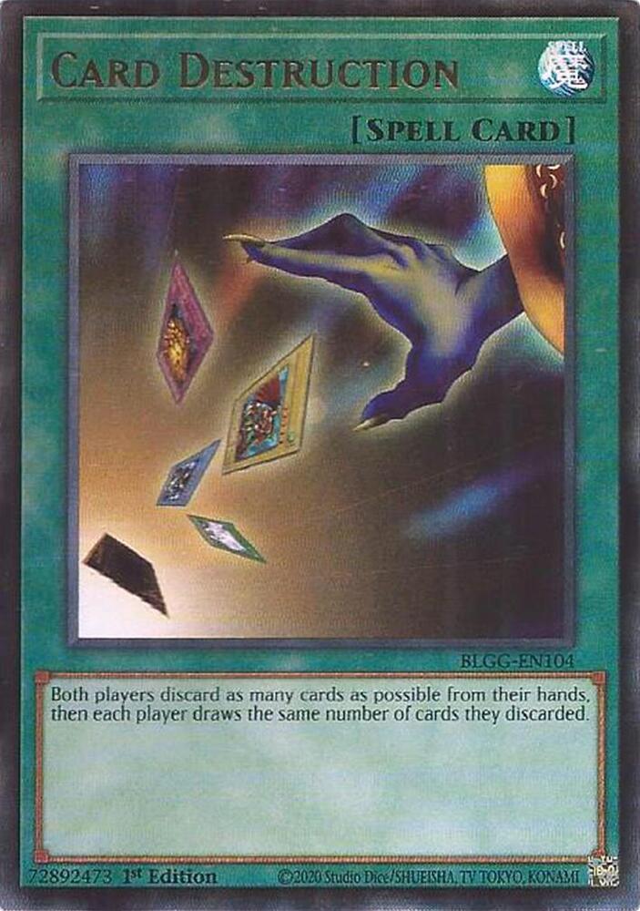 Card Destruction BLGG-EN104 card from Battles of Legend: Glorious Gallery