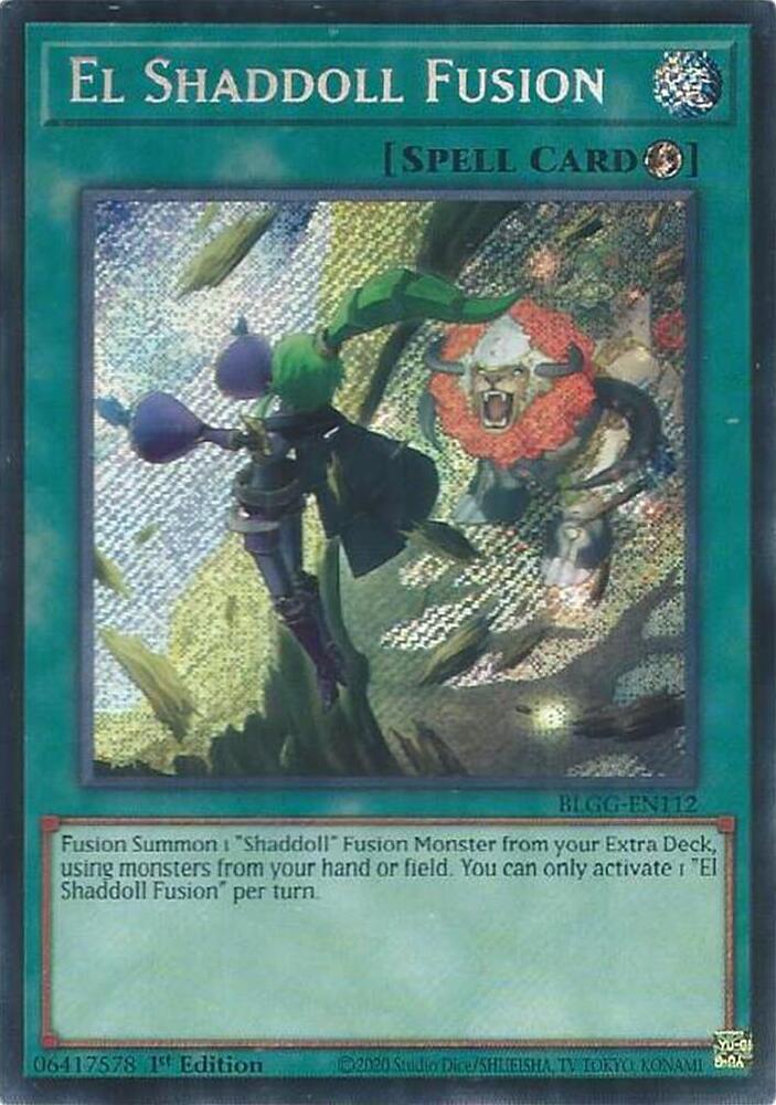El Shaddoll Fusion BLGG-EN112 card from Battles of Legend: Glorious Gallery
