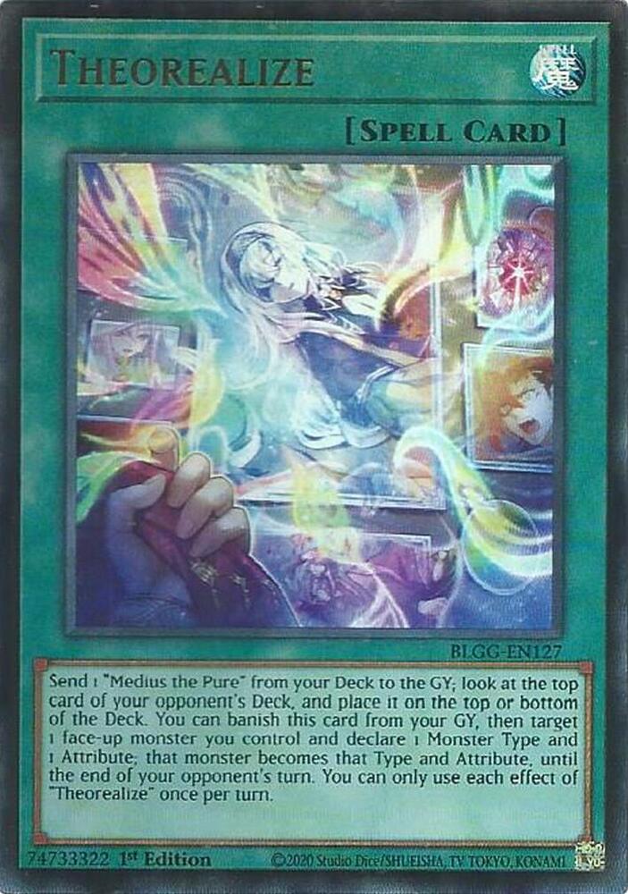 Theorealize BLGG-EN127 card from Battles of Legend: Glorious Gallery