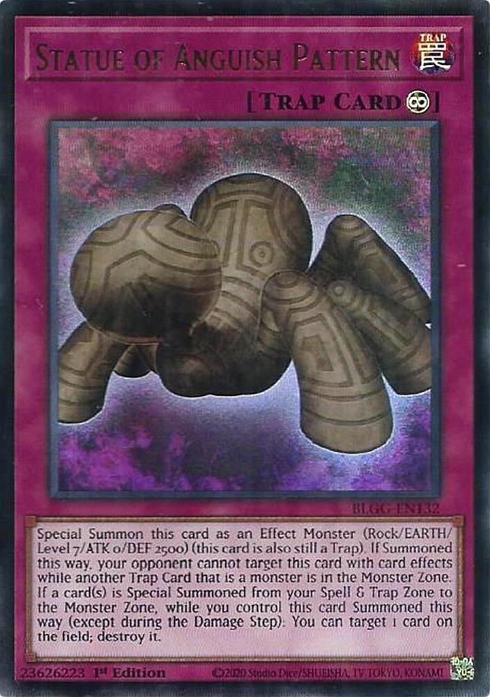 Statue of Anguish Pattern BLGG-EN132 card from Battles of Legend: Glorious Gallery