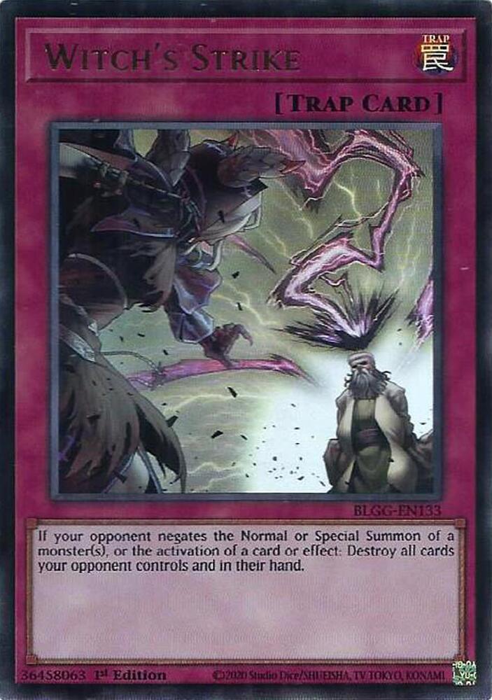Witch's Strike BLGG-EN133 card from Battles of Legend: Glorious Gallery