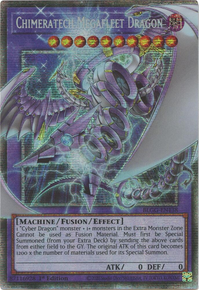 Chimeratech Megafleet Dragon (Starlight Rare) BLGG-EN138 card from Battles of Legend: Glorious Gallery