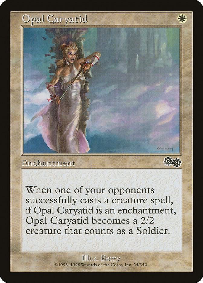 Opal Caryatid 24 card from Urza's Saga