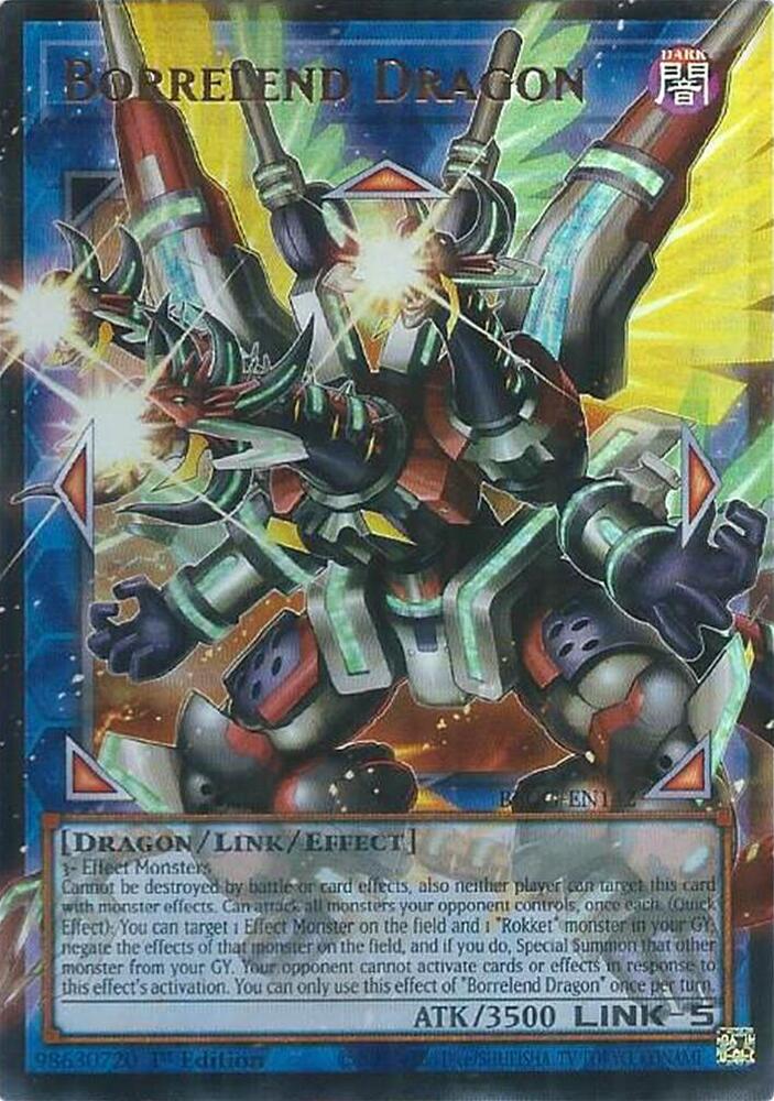 Borrelend Dragon BLGG-EN142 card from Battles of Legend: Glorious Gallery