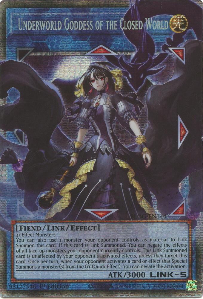 Underworld Goddess of the Closed World (Starlight Rare) BLGG-EN144 card from Battles of Legend: Glorious Gallery