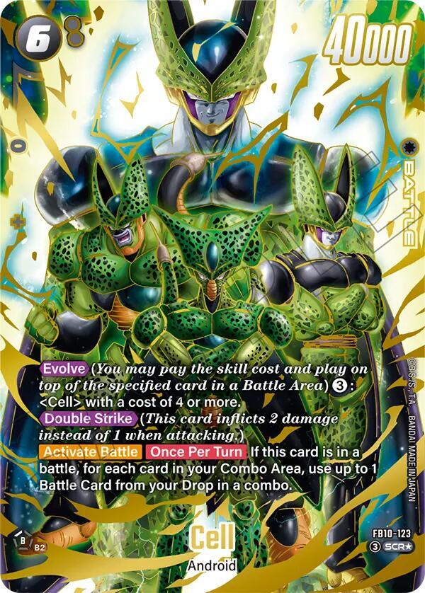 Cell (Alternate Art) FB10-123 card from Cross Force