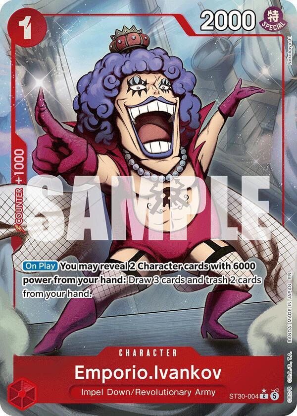 Emporio.Ivankov (Full Art) ST30-004 card from Starter Deck EX: Luffy & Ace